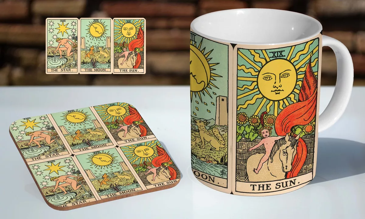 THE SUN Tarot Card Tea & Coffee Mug, Astrology Gifts