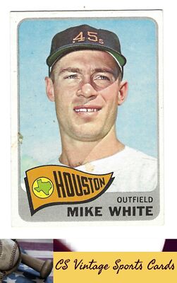 1965 Topps #31 Mike White PAPER LOSS