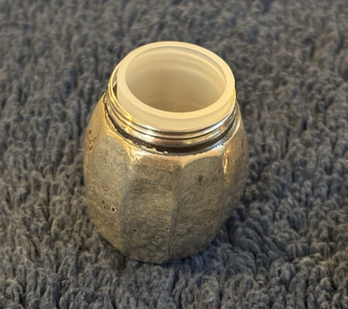 Contenitore fata dei denti vintage Empire SS 925 con inserto in plastica originale e patina naturale - Foto 9 di 9