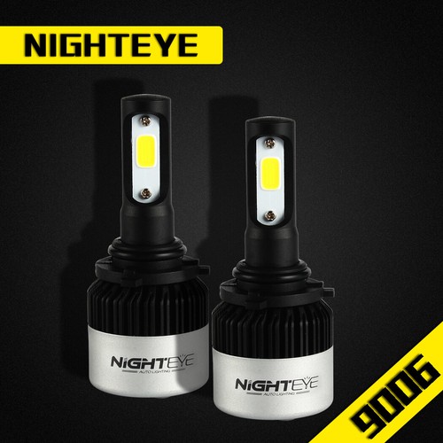 Nighteye 2x 72W 9000LM LED Headlight Bulbs Kit Car Driving White 6500K Plug&Play - Picture 22 of 111