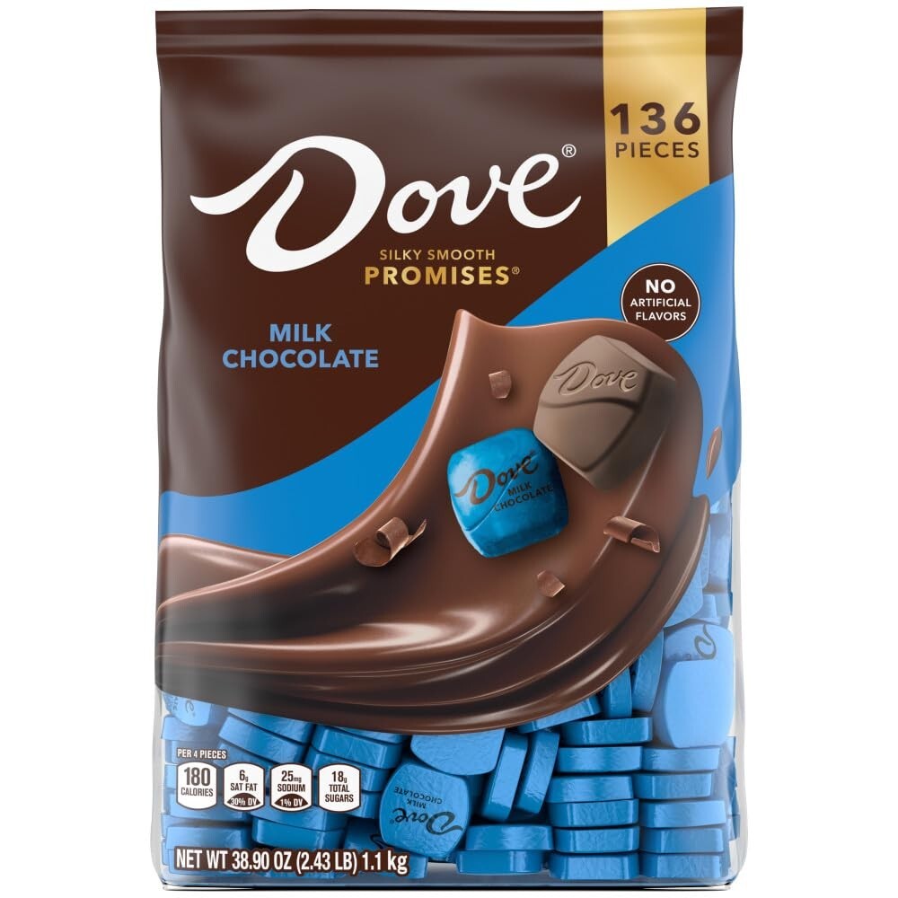 Bolsa a granel DOVE PROMETS chocolate con leche caramelo 136 quilates