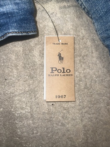 New Polo Ralph Lauren Kids Sherpa-Lined Jean Jacket Size XL (16) Boys Girls - Picture 5 of 7