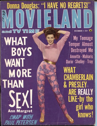 MAG: Movieland And TV Time-Ann-Margret-Donna Douglas-Paul Petersen-Dec-1963