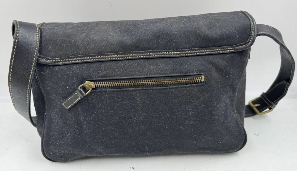 Bolso Mensajero Lauren Ralph Lauren Para Mujer Bolso de Mano Negro Bolsillo Correa Ajustable Foto 2 de 4