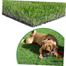 WS Artificial Grass Turf,1,38inch 4 Tone Realistic Synthetic Thick Fake 4FTX6FT