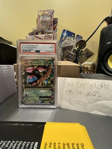 Pokemon TCG Mega Venusaur EX Ultra Rare Card 2/108 Evolutions PSA 9 MINT