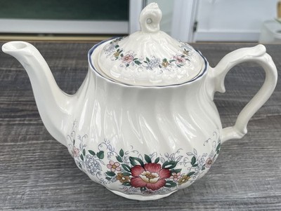 Vintage ''Inside Story'' Normandie Teekanne - Floral Bouquet Design - Made in UK