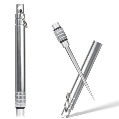 2PCS Portable Mini Titanium Toothpicks with Stainless Steel Holder   Reusable...