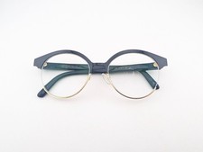 Marni Eyeglasses, Frames Only, ME2102 429 Blue/Gold, 52-18-140, Metal, Italy