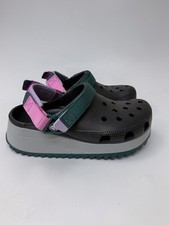 [CROCS] Classic Hiker Clog Multi Black Men 5 Women 7 Unisex Shoe Ultra Light NEW
