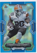 2015 Terrance West Bowman Blue Foil     3/99    #29 (A6651) $6 MAX SHIP