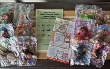 TY Teenie Beanie Babies 1999 Complete Set Lot 12 McDonalds Happy Meal Sealed NEW