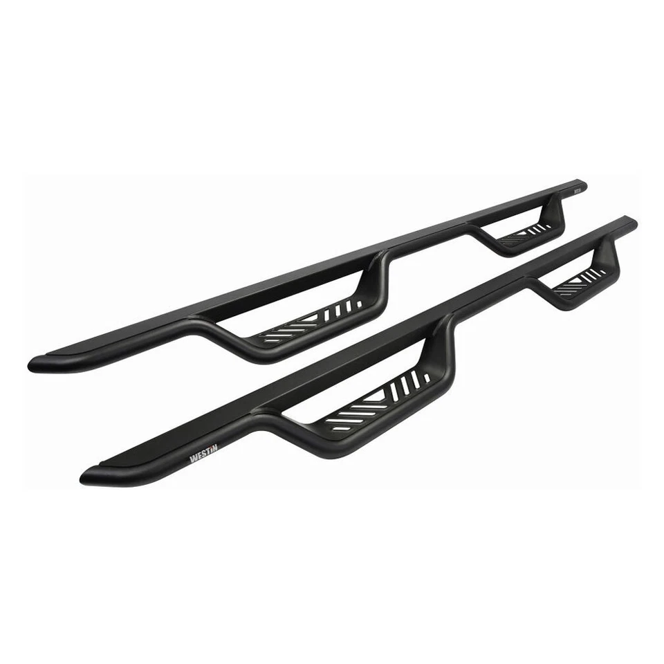 For Chevy Silverado 3500 HD 07-19 Drop Steps 4" Outlaw Series Cab Length Black - Imagem 2 de 4