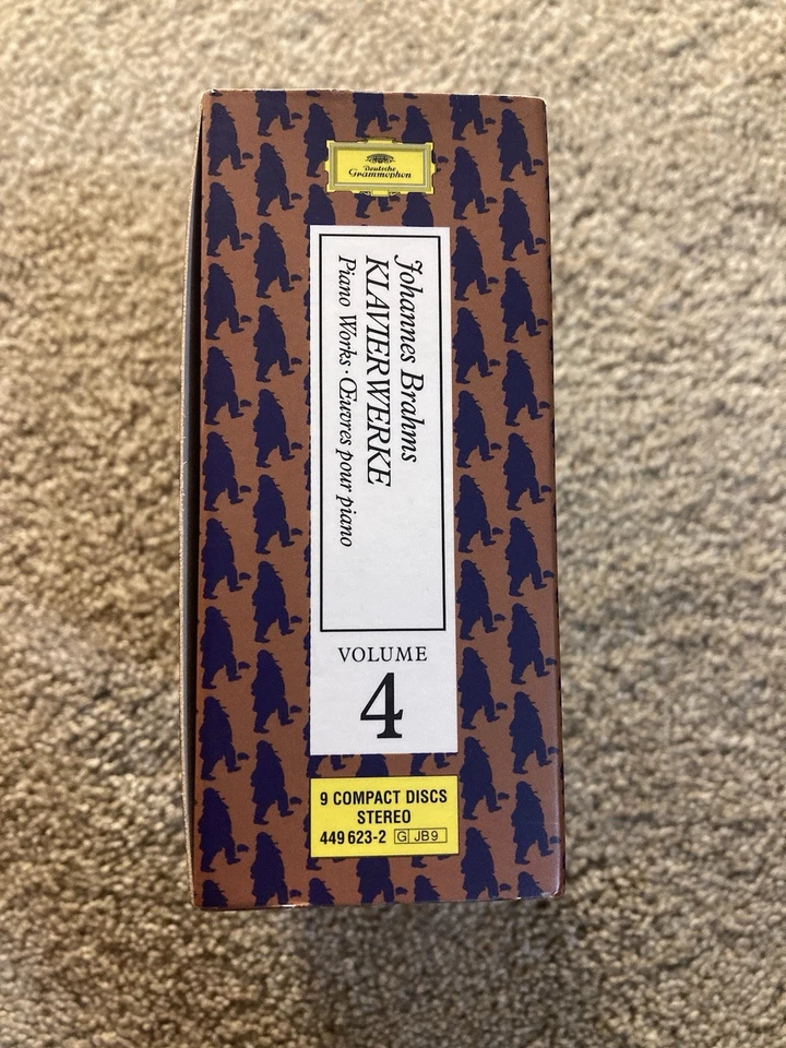 Brahms: Piano Works [Complete Ed. Vol. 4] Deutsche Grammophon (CD, 9-Discs) RARE - Image 4 of 4