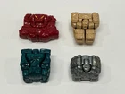 Lot of 4 ** 1985 Bandai Gobots Rock Lords - Crackpot, Pulver-Eyes, Brimstone
