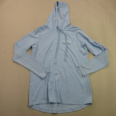 Vineyard Vines Edgartown T-Shirt Hoodie Women's Small S Blue Whale Logo Pullover