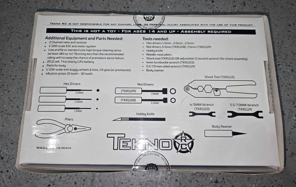 Tekno RC EB410.2 1/10 4WD Off-Road Electric Buggy Kit TKR6502 - Image 2 of 2
