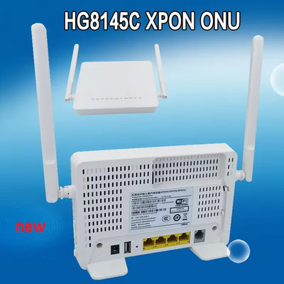 GPON ONU EPON HG8145C XPON ONT termianl with 1GE+3FE+voice+2.4Gwifi English soft