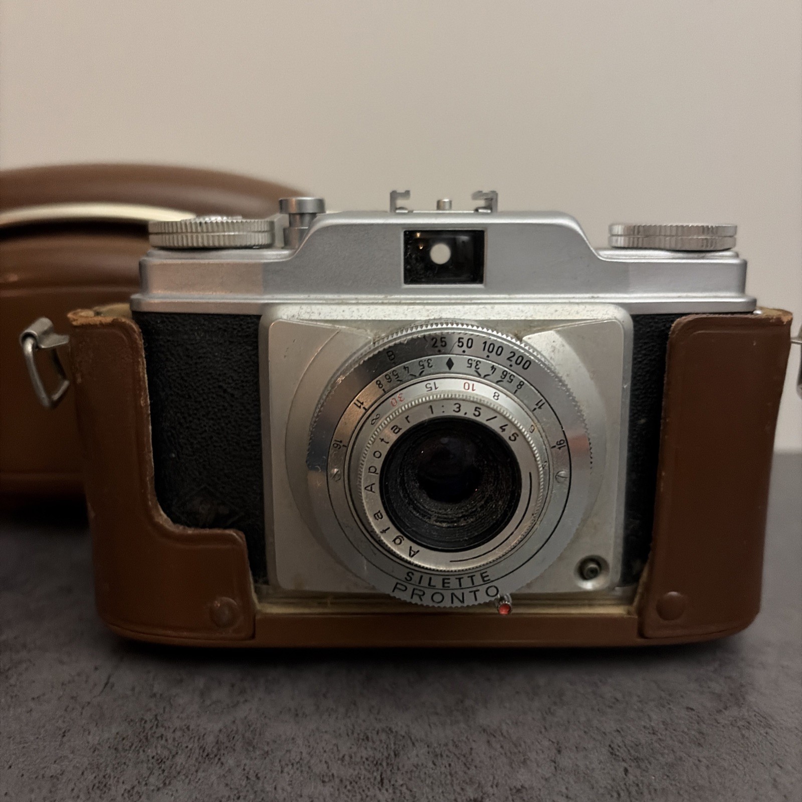 Vintage AGFA Silette Record Proctor 500 LK Camera W/case Unt