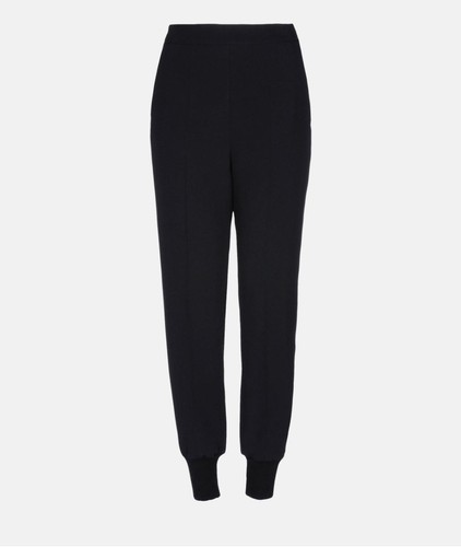 Stella McCartney joggers black cuffed ankle. side pockets size 44 uk12 ref LK - Picture 1 of 10