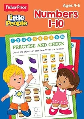 Fisher Price Numbers Learning Book for Ages 4 to 6 Years, , Used; Very Good Book