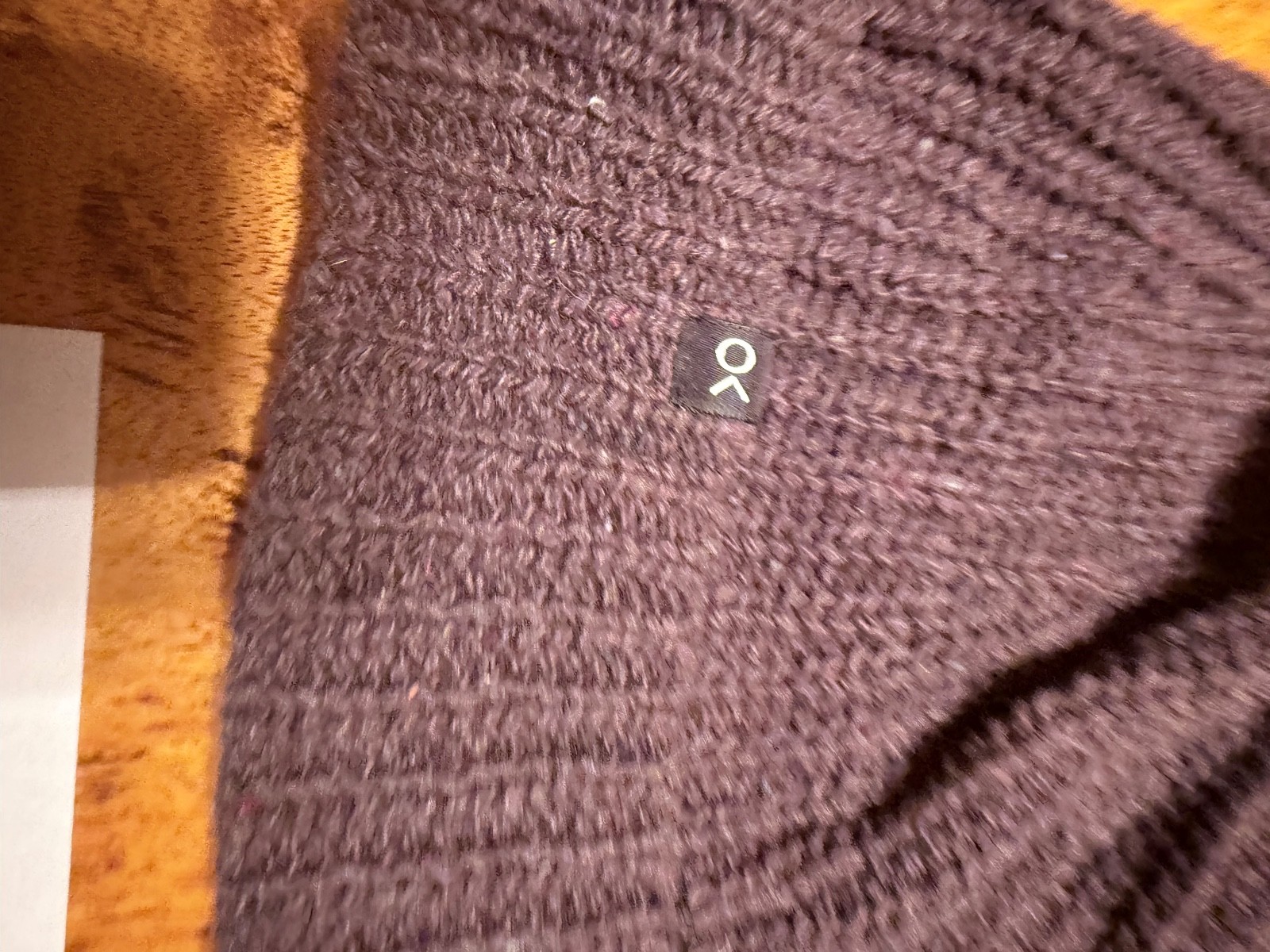 Outerknown Wool Blend Beanie GRAY OS E5 - image 2