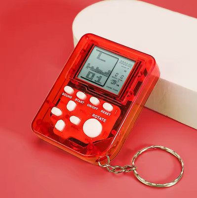 Portable Mini Retro Classic Game Console Keychain LCD Handheld Game Players