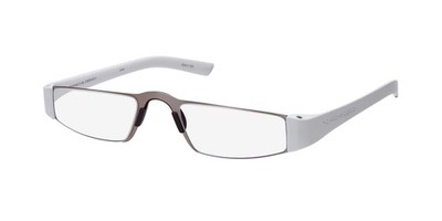 NEW PORSCHE DESIGN P8801 READERS METAL FULL-RIM 48-21-150 ITALY C GEOMETRIC MENS