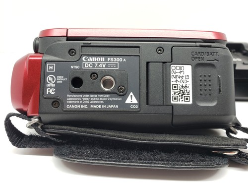 Canon FS300 A Digital Camcorder 41x Advanced 2000x Zoom Red - Picture 7 of 16