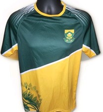 Official XCO Group Men's Green South Africa Cricket World Cup Jersey Size Small