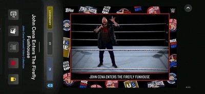 WWE Topps SLAM *DIGITAL* - John Cena - Legendary - Firefly Funhouse - Video 78cc