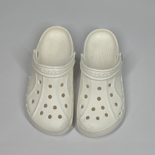 Zoccolo casual unisex Crocs Baya bianco taglia M6/W8 leggero comodo - Foto 3 di 10