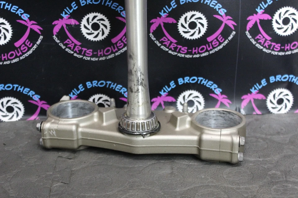 Yamaha YZ450F 2006 06-14 YZ250 OEM horquillas delanteras abrazaderas de vástago de árbol triple Foto 3 de 4