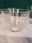 four Vintage Clear Glass Mixing Bowls — photo 2