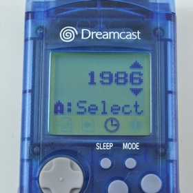 Dreamcast Visual Memory HKT-7000 US BLUE Sega Official VMU 0711 dc