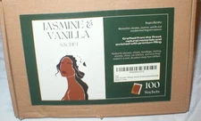JASMINE VANILLA SACHETS DEODORIZING FRAGRANCE SEALED BAG OF 100 SOLD AS IS