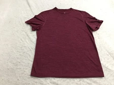 Champion C9  T Shirt Mens L Large Burgundy Short Sleeve Crew