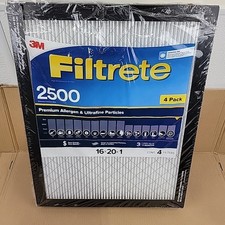 3M Filtrete 2500 Premium Allergen 16x20x1 Filters Pack Of 3