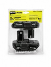 RYOBI ONE 18V Lithium-Ion 2.0 Ah Compact Battery 2-Pack