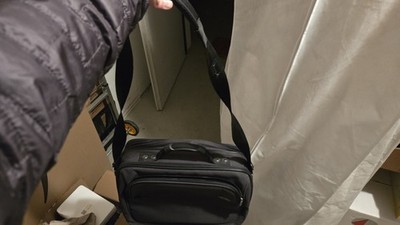 Original Samsonite Business Anzug Tragetasche Schwarz 