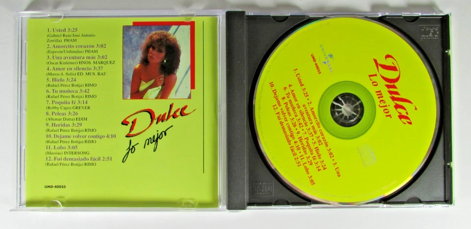 DULCE / LO MEJOR CD 1997 UNIVERSAL US LATIN POP BALADA RARE OOP - Image 2 of 3