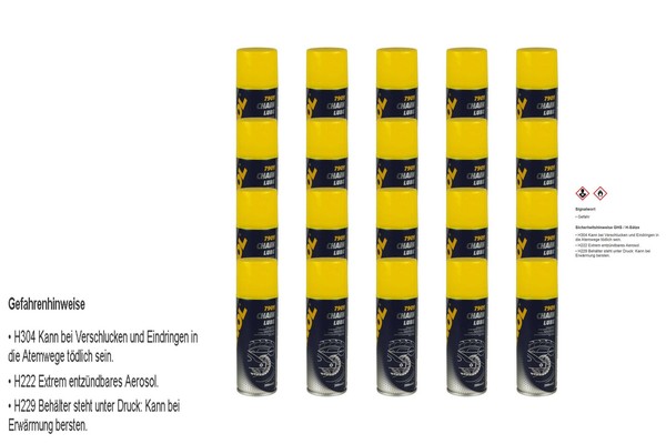 20X200Ml Original Mannol 7901 Chain Lube Kettenspray Schmierfett Kettenfett-image