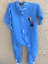 Paddington Bear Vintage Sleeper Footed Pajama 6/12 Months Made In The USA
