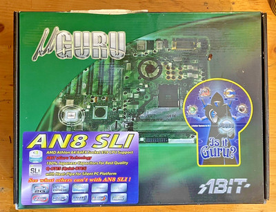 Abit uGuru AN8 SLI - Socket 939 - Nvidia nForce4 SLI - OVP - Complete Bundle+CPU