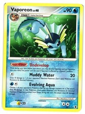 Pokemon TCG Vaporeon 34/111 Non-Holo Platinum Series Rising Rivals LP on eBay