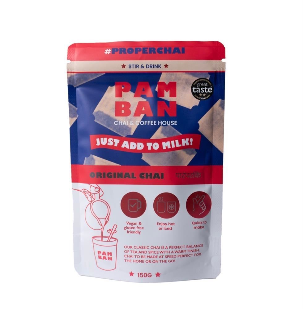 Pamban Chai & Coffee House Stir & Drink-Original Chai 150g - 2 Pack