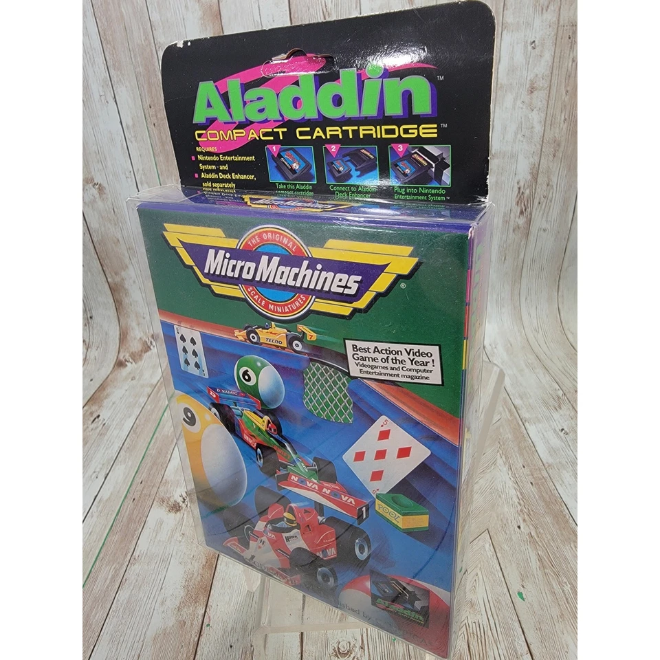 Micro Machines Aladdin (Nintendo NES) NEW in Box  - Image 4 of 4
