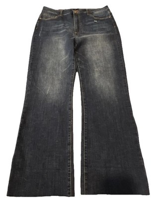 NWT Risen Jeans Mid Rise Straight Leg Raw Hem Jeans Size 2XL XRĐP1428