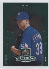 2010 Upper Deck Supreme Green Scott Feldman #S-48 8t7
