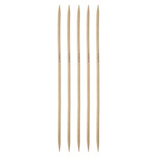 5Pcs Bamboo Knitting Needles Double Pointed Size US 5 3.75mm 7.9 inch 20cm 